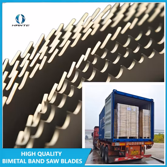 Bimetall-Bandsäge zum Metallschneiden. Bandsägeblatt für hochpräzise Metallbearbeitung