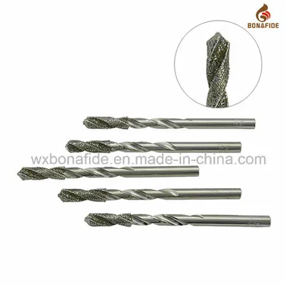 Galvanisierter Pilotbohrer mit Diamantspitze